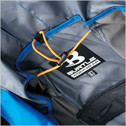 バートル AC1091 [春夏用]エアークラフト パーカージャケット[男女兼用] 衣服内の空気循環をよくするために風の流れ道を調節します