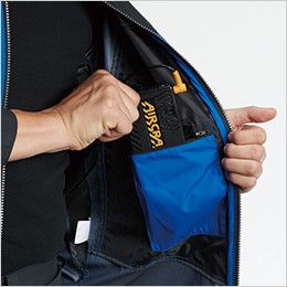 空調服 バートル AC1094SET-D エアークラフトセット パーカーベスト(男女兼用) バッテリーポケット、ファスナー止め