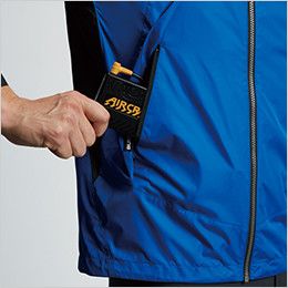 空調服 バートル AC1094SET-D エアークラフトセット パーカーベスト(男女兼用) バッテリー収納ポケット、ファスナー止め※特許取得済