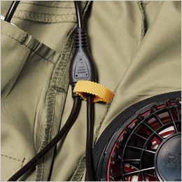 空調服 バートル AC1121SET エアークラフトセット ハーネス対応 長袖ブルゾン(男女兼用) ポリ100% コードループ