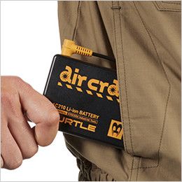 バートル AC1131 [春夏用]エアークラフト 長袖ブルゾン[男女兼用] 綿100％ バッテリー収納ポケット(マジックテープ止め)