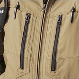 空調服 バートル AC1141SET エアークラフトセット 綿100% ハーネス対応 長袖ブルゾン(男女兼用) デザインファスナー