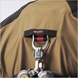 空調服 バートル AC1141SET エアークラフトセット 綿100% ハーネス対応 長袖ブルゾン(男女兼用) フルハーネス ランヤード取付口