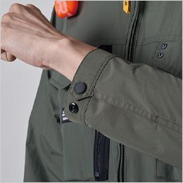 バートル AC1151SET-S [春夏用]エアークラフト ACタクティカル長袖ブルゾン[男女兼用] ナイロン100％【サイドファン】 カフスアジャスター