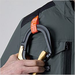バートル AC1156-Y26 [春夏用]エアークラフト ACタクティカル半袖ブルゾン[男女兼用]【サイドバックファン】 ハーネスフックハンガー取付ベルト＆取り出し口