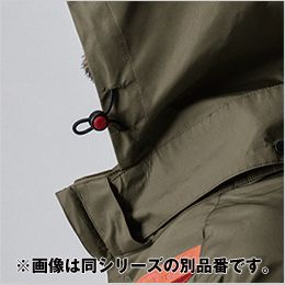 バートル AC2064SET [春夏用]エアークラフトセット サイドファンACベスト[フード着脱可能][男女兼用] ポリエステル100％ 大型フードスピンドル付き(ボタン止め脱着仕様)