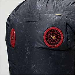 バートル AC2091HB [春夏用]エアークラフト 長袖ブルゾン ハイバックファンタイプ[男女兼用] アームハイバックファン、ランヤード取付口