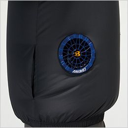 バートル AC2096SET [春夏用]エアークラフトセット 半袖ブルゾン サイドバックファンタイプ[男女兼用] 両脇サイドバックファン、内側コードループ付