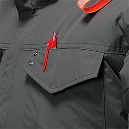 バートル AC2106 [春夏用]エアークラフト 半袖ブルゾン[男女兼用] 胸ペンポケット