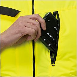 バートル AC2111SET [春夏用]エアークラフトセット 2WAYブルゾン[男女兼用] バッテリー収納ポケット(左ファスナー止め・コードホール付)