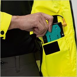 バートル AC2111SET [春夏用]エアークラフトセット 2WAYブルゾン[男女兼用] 内バッテリーポケット (左・マジックテープ止め)