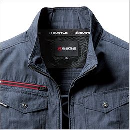 バートル AC7146-Y26 [春夏用]エアークラフト 半袖ブルゾン[男女兼用] 衿ダイレクトエアー