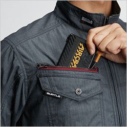 空調服 バートル AC7146SET-D エアークラフトセット 半袖ブルゾン(男女兼用) バッテリー収納ポケット、ファスナー止め、コードホール付き