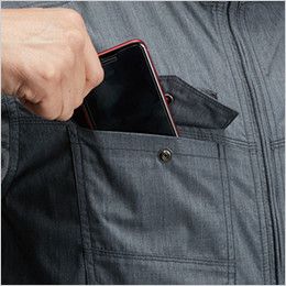 空調服 バートル AC7146SET-D エアークラフトセット 半袖ブルゾン(男女兼用) スマホ収納
