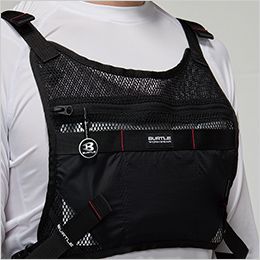 バートル IC103S [春夏用]アイスクラフトベスト&アイスパックセット[男女兼用] 胸ポケット(3箇所)
