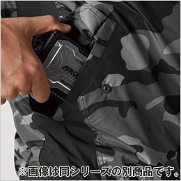 【限定モデル】バートル LAC1156 [春夏用]エアークラフト タクティカル半袖ブルゾン[男女兼用] ナイロン100％ バッテリー収納ポケット(ファスナー止め、コードホール付き)
