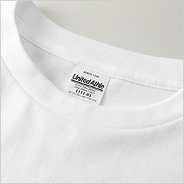 6.5オンス ファインジャージー ロングスリーブ Tシャツ（2.1インチリブ） 首リブはミニマルなステッチなし仕様