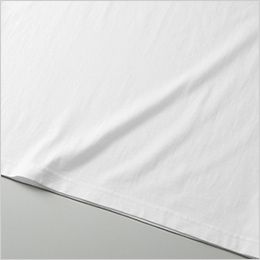 6.5オンス ファインジャージー ロングスリーブ Tシャツ（2.1インチリブ） 裾口は2本針始末