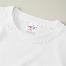 United Athle 5099 5.6オンスC/NドライクールタッチTシャツ 首リブは丈夫なダブルステッチ始末