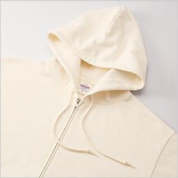 キャブ　UnitedAthle（ユナイテッドアスレ）5397-01　8.8オンス オーセンティック パイル スウェットフルジップパーカ（裏パイル） 大きめのフードは二重仕様