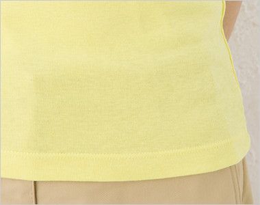 CVCフライスTシャツ(ガールズ)(6.2オンス)(女性用) 裾部分