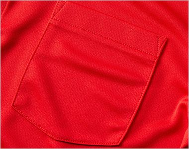 ドライアスレチックポロシャツ(ポケット付)(4.1オンス)(男女兼用) 便利なポケット付き