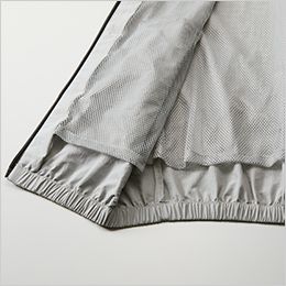 キャブ　UnitedAthle（ユナイテッドアスレ）7220-01[秋冬用]コットンライク ナイロン トレーニングジャケット（裏地付）[男女兼用] 裾フラシのメッシュ素材