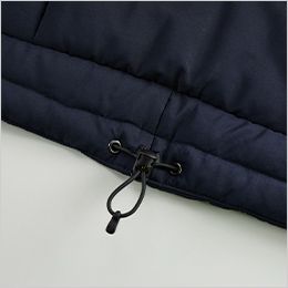 インサレーテッド スタンド ジャケット(中綿入) ドローコード付き