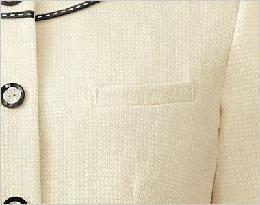 アルファピア AR1589 [春夏用]ライトジャケット[サマーツイード/高通気] 名札ホール付き左胸ポケット