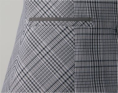 アルファピア AR2621 [通年]ベスト[チェック] 腰ポケットはスマホが横に入れられます