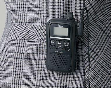 アルファピア AR2621 [通年]ベスト[チェック] インカムが簡単に装着できる背ベルト