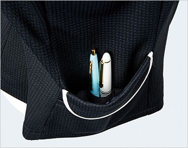 [廃番]アルファピア AR2683 ベスト [ニット/高通気/防シワ] ペンなどを立てて安定収納ができるホルダーテープ付き