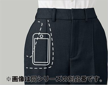アルファピア AR3636 [通年]タイトスカート[2WAYストレッチ/吸汗速乾] スマホルダー® しゃがんだ時にスマホがポケットから出るのを防ぎます。スマホなど大切なものの落下をガード