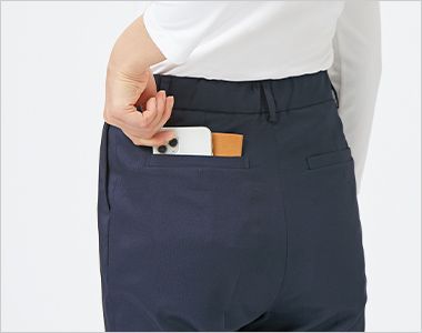 アルファピア AR5017[通年]テーパードパンツ／フルテクト 手帳がすんなりと入る大容量ポケット