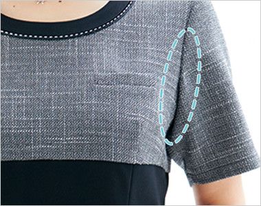 アルファピア AR6689 [春夏用]ワンピース [サマーツイード/高通気] デオドラントテープ付き

