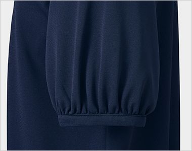 Mary Quant M13101 13102 [春夏用]ポロシャツ[ニット/高通気] 袖口の繊細なギャザーが程よいパフスリーブ
