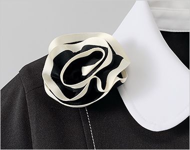 Mary Quant M13411 [通年]チュニック[ニット/帯電防止/一重仕立て] アクセサリー用ホール(左右)
