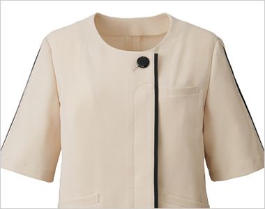 Mary Quant M43171 [春夏用] ジャケット [ストレッチ] 左胸ポケット付きで小物の出し入れに便利。