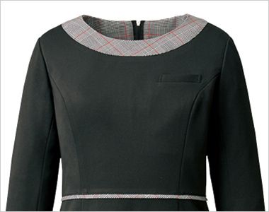 Mary Quant M53181 [通年]ワンピース[ストレッチ/ニット] 左胸ポケット付き