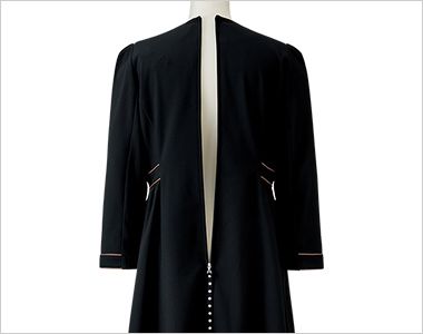 ワンピース ファスナー後中心あき