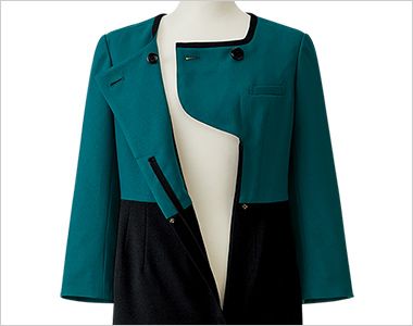 ワンピース ファスナー前あき