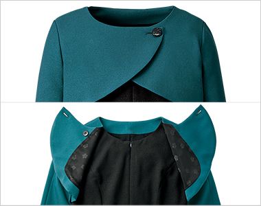 ワンピース ボレロを羽織ったようなAラインワンピース