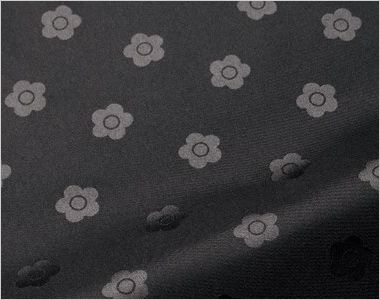 コサージュ 黒地部分にはデイジーの織柄