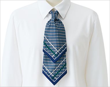 アルファピア NF100 スカーフ 上から通すとネクタイ風に