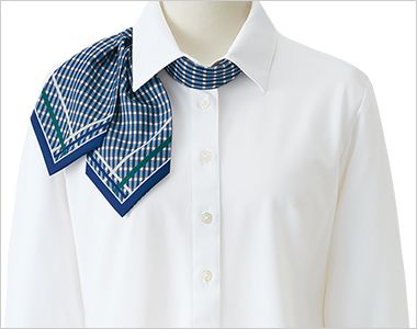 アルファピア NF100 スカーフ 折って下から通すと片リボン風に