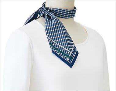 アルファピア NF100 スカーフ 下から通すと横結び風に