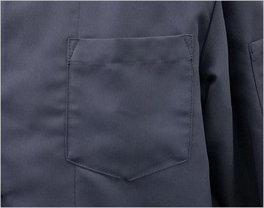 7756 チトセ(アルベ) シングルコックシャツ/五分袖(男女兼用) ポケット付き