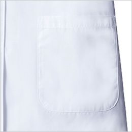 AB-6405 チトセ(アルベ) 白衣/半袖/襟なし(女性用) ポケット付き