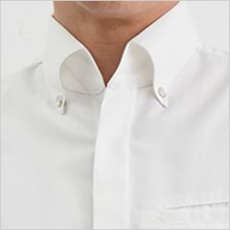 AS-7708 チトセ(アルベ) コックシャツ/七分袖(男女兼用)  スナップボタン仕様