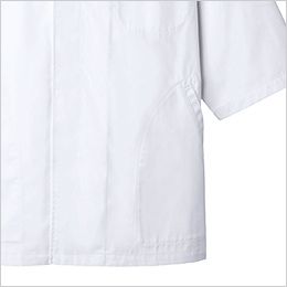 AS-8017 チトセ(アルベ) 白衣/七分袖(男女兼用) 両サイドポケット付き